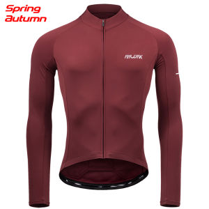 Lightweight High Elasticity Breathable Cycling Jerseys Long Sleeve Top for Autumn Bike Wear Cyclist Shirt Maillot