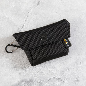 Japanese Style Simple Men Small Saddle Bag Multifunctional Casual Key Case Casual Earphone Bag Tooling Style Coin Purse Card Holder