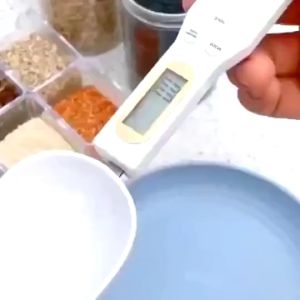 Cân tiểu ly dạng thìa 500g/0.1g màn hình LCD dùng cho nhà bếp