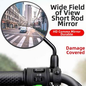 Reflective Large View Rearview Mirror for Electric Bikes