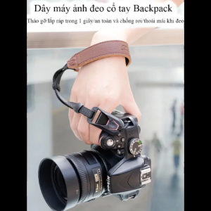 Dây máy ảnh đeo cổ tay tháo thanh handstrap Quick release S80