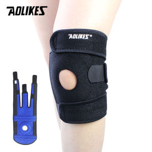 AOLIKES | AOLIKES 1PC New Adjustable Relieve Stress Knee Pad Sport Non Slip Knee Protection Fitness Cycling Basketball Knee Support Braces