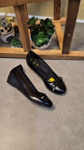 Giày búp bê Kirei Miyabi đế xuồng công sở phong cách Nhật HI màu đen