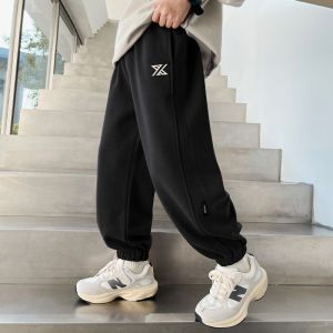 Spring Autumn Boys Sports Pants Loose Casual Trousers for 6-14 Years Old Kids Cotton Polyester Blend Long Harem Pants