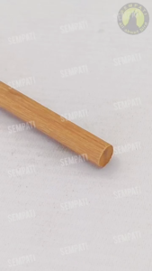 SEMPATI Tangkringan Pangkringan Kayu Ulin Halus Panjang 45cm Diameter 8mm Sangkar Kandang Burung Pleci Konin Sogon kolibri