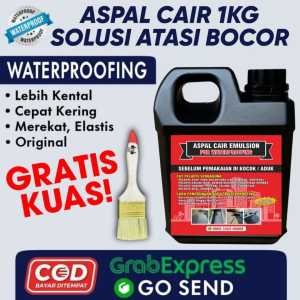 ASPAL CAIR 1KG ORIGINAL CAT PELAPIS ANTI REMBES DAN BOCOR