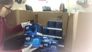 [CHÍNH HÃNG] Khẩu trang y tế AMI 4 lớp than hoạt tính kháng khuẩn ngừa dịch chống thấm nước lọc bụi