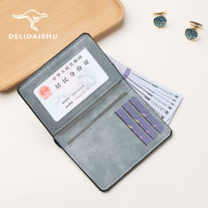 Ví Nam Mini Siêu Mỏng 2024 Mẫu Mới Giấy Phép Lái Xe Đa Chức Năng Da Có Nhiều Khe Cắm Thẻ Và Kẹp Thẻ Mềm