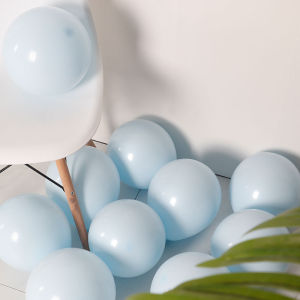 Macaron Colored Balloons Wedding Birthday Party Decoration round Latex Balloons Childrens First Year Celebration Supplies