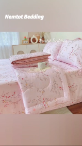 📣SALE TẾT📣Chăn Ga Lụa Lyocell 80S Nhập Khẩu Bộ Gồm Chăn Cao Cấp Mềm Mịn Thoáng Mát _ Nemtot Bedding