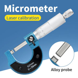 0-25mm Micrometer Caliper Outside Micrometers 0.01mm High Precision Depth Micro Meter Microcalliper Measurement Tool