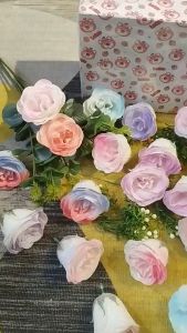 Hoa Hồng Galaxy Nhũ Kim Tuyến Gói Hoa Trang Trí Decor Hàng Loại 1 Nhập Khẩu
