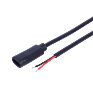 USB C Charging Cable 5V 3A 15W 24AWG Single Type C to 2 Core Bare Wire Open End Cord DIY Install Phone Tablet USB C Connector