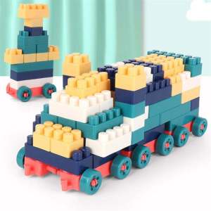 JoyToys ทักษะเด็กปริศนาของเล่นป๊อปโมเดลสีที่สวยงามช่วยเพิ่มไอคิวและสมาธิ DIY บล็อกการสร้าง