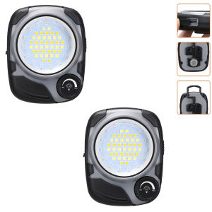 Built-in Battery Rechargeable Portable Lanterns With Magnetic/Hook Multifunctional Outdoor Camping Emergency Working Flashlight