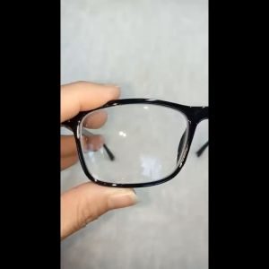 Kacamata Minus Rabun Jauh Ready Ukuran -0.50 s/d -4.00 Pria Wanita Bentuk Square Full Rim Gaya Trandy Casual - FREE CASE