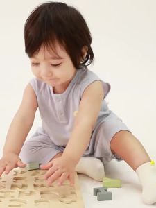 Q21 | Summer Tencel Wool Infant Jumpsuit