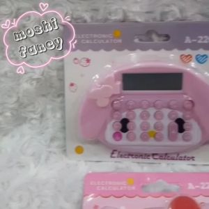 Kalkulator Mini Cinnamorol Kuromi Melody Hello Kitty  / Kalkulator Saku Kecil Karakter Sanrio Disney / Mini Calculator Sanrio / Kalkulator Mini / Mini Calculator