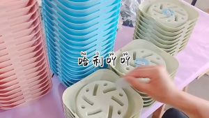 PC-424 ชามกันสำลัก ชามอาหารสัตว์เลี้ยง สุนัข หมา แมว ฝึกให้ทานช้าลง ช่วยลดการสำลัก กันมูมมาม ชามลายหัวใจ พร้อมส่ง❤️