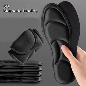5D Insoles for Shoes Women Breathable Running Sport Insole Feet Arch Support Plantar Fasciitis Shoe Pads Memory Foam Shoe Sole