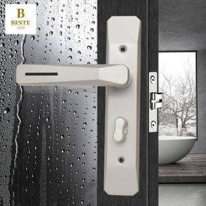 Room Door Handle Locked High-Grade Aluminum Alloy Handle Lock Door Lock Bedroom Bathroom Keyless Door Lockset