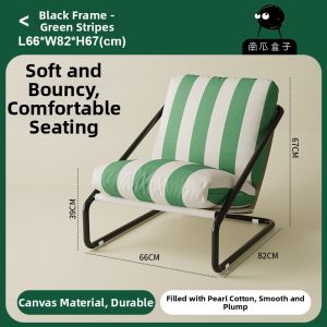 NANGUAHEZI | Mid-Century Modern Green Relaxing Recliner Chair Single Person