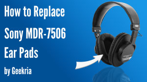 Geekria Replacement Earpads for MDR-7506 MDR-V6 MDR-CD900ST Headphones Headset Ear Cushions Repair Parts