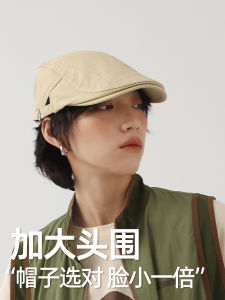 Advance Hats Big Head Circumference Beret Womens Peaked Cap Japanese Style Newsboy Cap Summer Duckbill Cap Mens Vintage Painter Hat