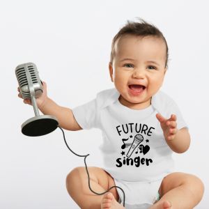 Baby Onesies PH Future Career Baby Clothes 0-12 months Newborn Baby Boy Girl Cotton Monthly Bodysuit