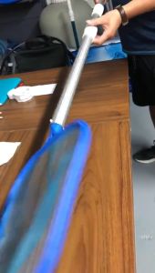 3m Telescopic Pole & Detachable Rod Handle Adjustable Swimming Pool Cleaning Net Brush