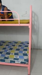 Giường tầng sắt giá rẻ lệch 1m2/1m4 dài 2m người lớn rộng rãi 3 người nằm