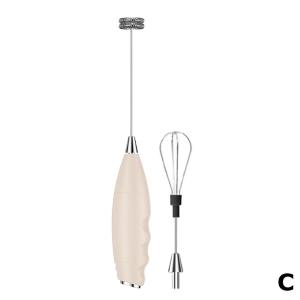 Mini Coffee Frother USB Rechargeable Foam Maker Coffee Milk Mixer Electric Handle Blender Egg Beater Hot Cooking Tools