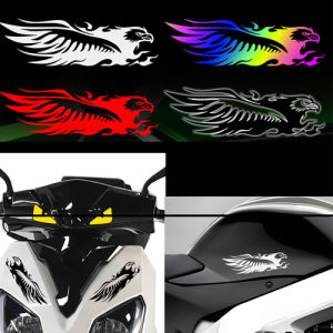Eagle Flame Motorcycle Sticker Motorbike Body Oil Tank Creative Sunscreen Waterproof Decal