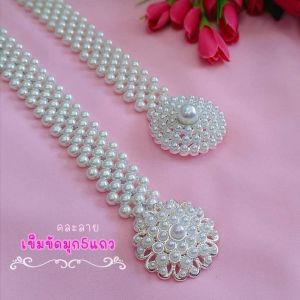 ชุดไทยเด็กหญิงสีฟ้าใส่วันแม่ ชุดไทยเด็กหญิงสีชมพู สวยละมุนลายดอก สุดน่ารัก