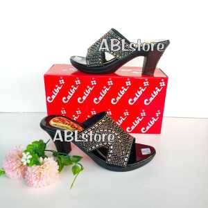 Sandal Hak Tinggi Dewasa - Wedges Wanita Terbaru - Sandal Hak Tinggi Gaya Korea Trendy Masa Kini - Sandal Hak Tinggi Murah - Sandal Pesta - Sandal Kondangan