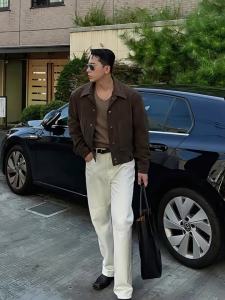 DAVID&ME | Vintage Short Faux Suede Jacket