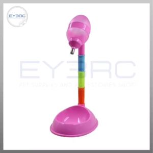 Pet Water Fountain Adjustable Pole with Food Dispenser