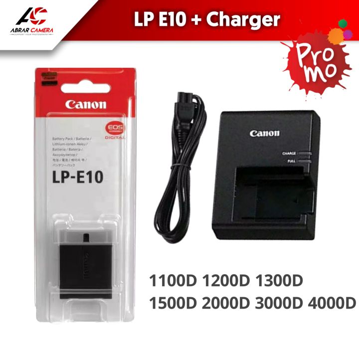 Batterie 1100mAh TECHTEK Compatible Canon LP-E10 - Pour EOS 1100D, 1200D, 1300D, 4000D, Rebel T3/T5/T6, Kiss X50/X70/X90