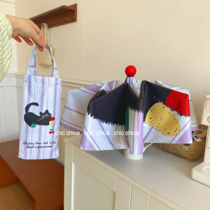 Đèn Pin Tự Động Chống Nắng UPF50+ Hình Mèo Mũi Đỏ Dễ Thương Cho Nữ Vòm Trời Bằng Sợi Thủy Tinh Chống Nước Chống Gió Chống Tia UV