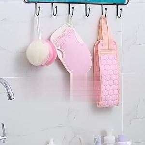 Shower Exfoliating Back Scrubber Bath Belt Towel Ball Glove Deep Mud Clean Korean Body Washcloth Japanese Rear Scrub Pull Strap