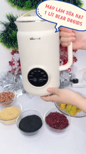 Máy làm sữa hạt Bear DJJ-D06W5 đa năng - Dung tích 1L 800W 8 Chế Độ Nấu - BH 18 Tháng - Minh Việt