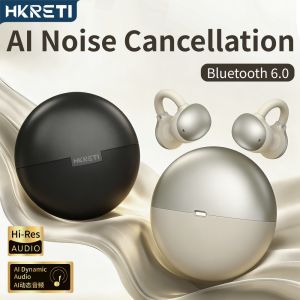 Original HKRETI HG12 Clip on Wireless Earphones Bluetooth 6.0 Sport Waterproof Noise Reduction Stereo Compatible with Android and iOS