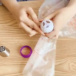 27PCS Russian Tulip Piping Nozzles Set Food Grade Stainless Steel Icing Tips Easy Clean for Cake Cupcake Candy Home Baking