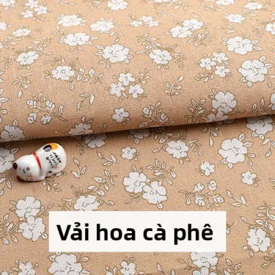 Vải Vải Cotton Lanh in Hoa Vải Bàn Ăn Vải Rèm Cửa Vải Vải Lanh Cotton Hoa Tươi Vải DIY Cắt Vải Theo Kiểu Nhật Bản Và Hàn Quốc
