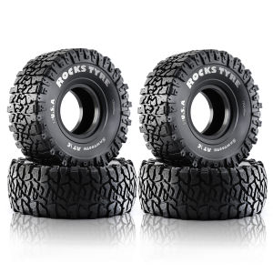 RS | 1.9 Crawler Tires OD 120mm for Axial SCX10 90046 AXI03007 Tamiya CC01 Redcat Gen8 RC4WD 1/10 RC Crawler 1.9 Beadlock Wheel Rims