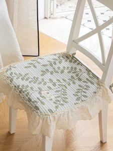 Thickened Cotton Chair Pads European Style Dining Table Chair Cushions Home Use Anti-Slip Seat Pads for Office And Family