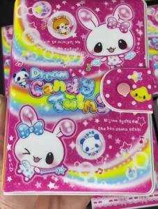 Sổ Tay Lưu Trữ Hình Thỏ Dễ Thương A7 Nhật Bản Thiết Kế Hoạt Hình Cổ Điển Kèm Sticker Quà Tặng Cao Cấp Thiết Kế Đơn Giản Có Ngăn Chứa Đồ Tích Hợp.