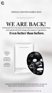 NEW LAUNCH!!!🚀  ELPHA Premium Graphne Bubble Mask