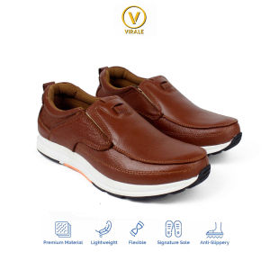 Sepatu Slip On Kulit Pria Casual Boots Terbaru KAJIMI MAMOJO STORE