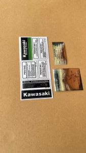 Stiker Pelengkap Motor Kawasaki Ninja R RR S SS M: Detail Warning Putih Transparan